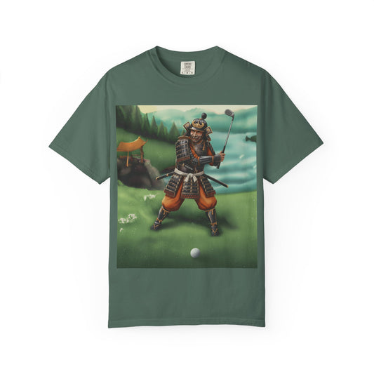Zen Spot Golf Custom Samurai Golfer T-Shirt