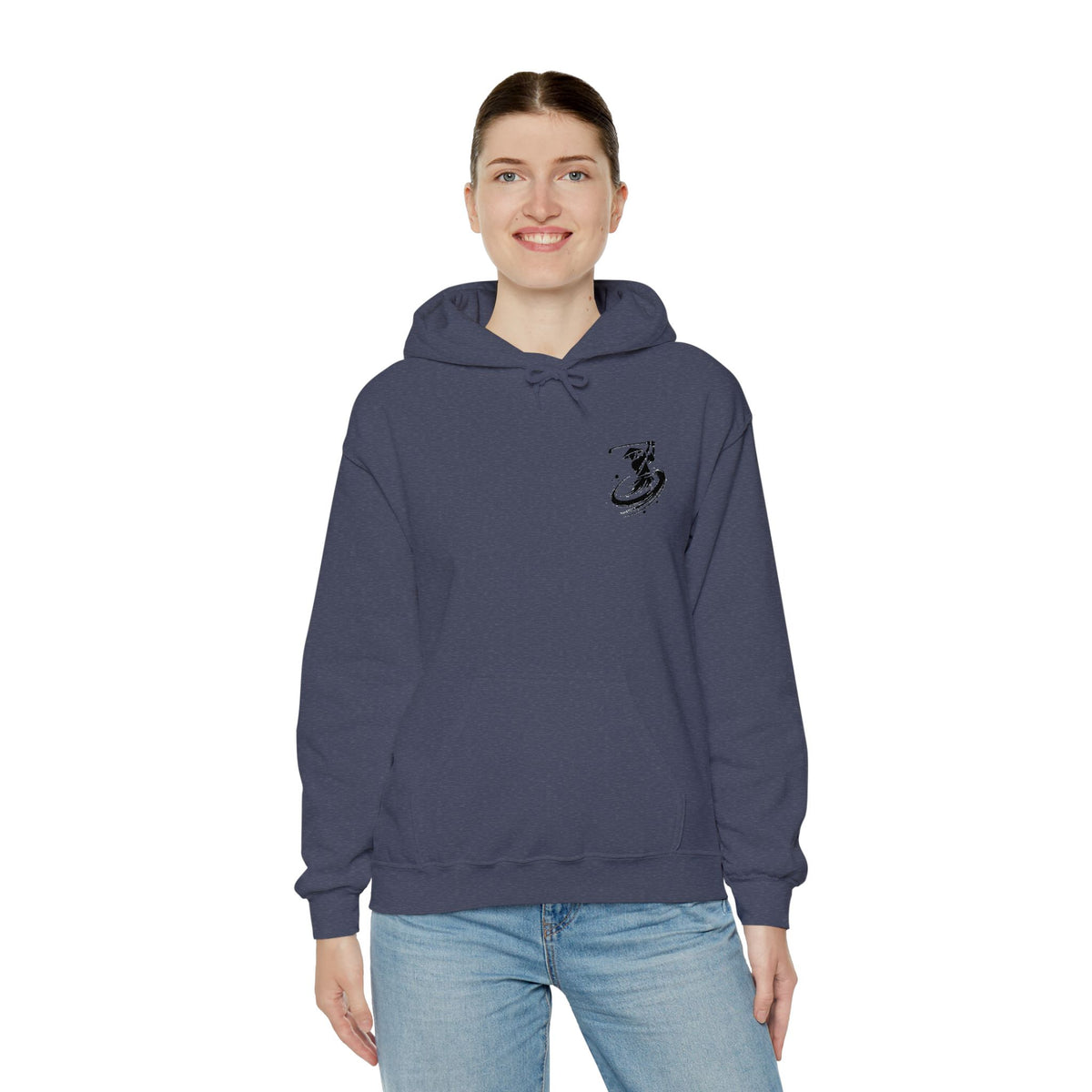 Brush Stroke Kendo Samurai Golf Swing Hoodie