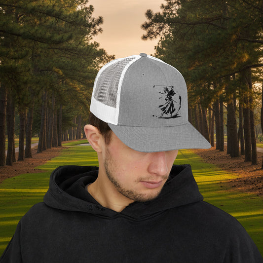 Zen Spot Golf Custom "Samurai Golf Swing" Trucker