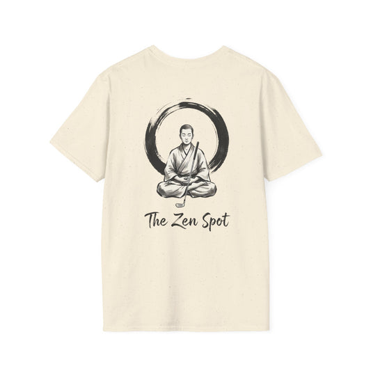 Zen Spot Golf Custom Zen Buddha Golfer Enso Circle "The Zen Spot" T-Shirt