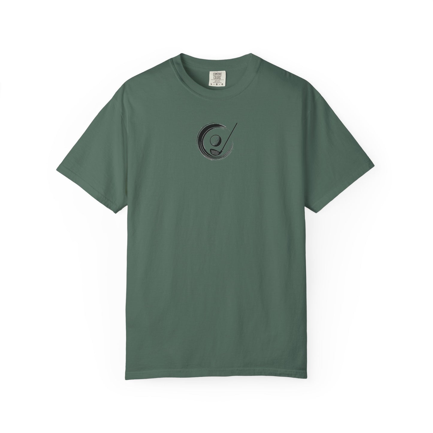 Zen Spot Golf Custom Monk Golfer Oil Painting Art Graphic T-Shirt