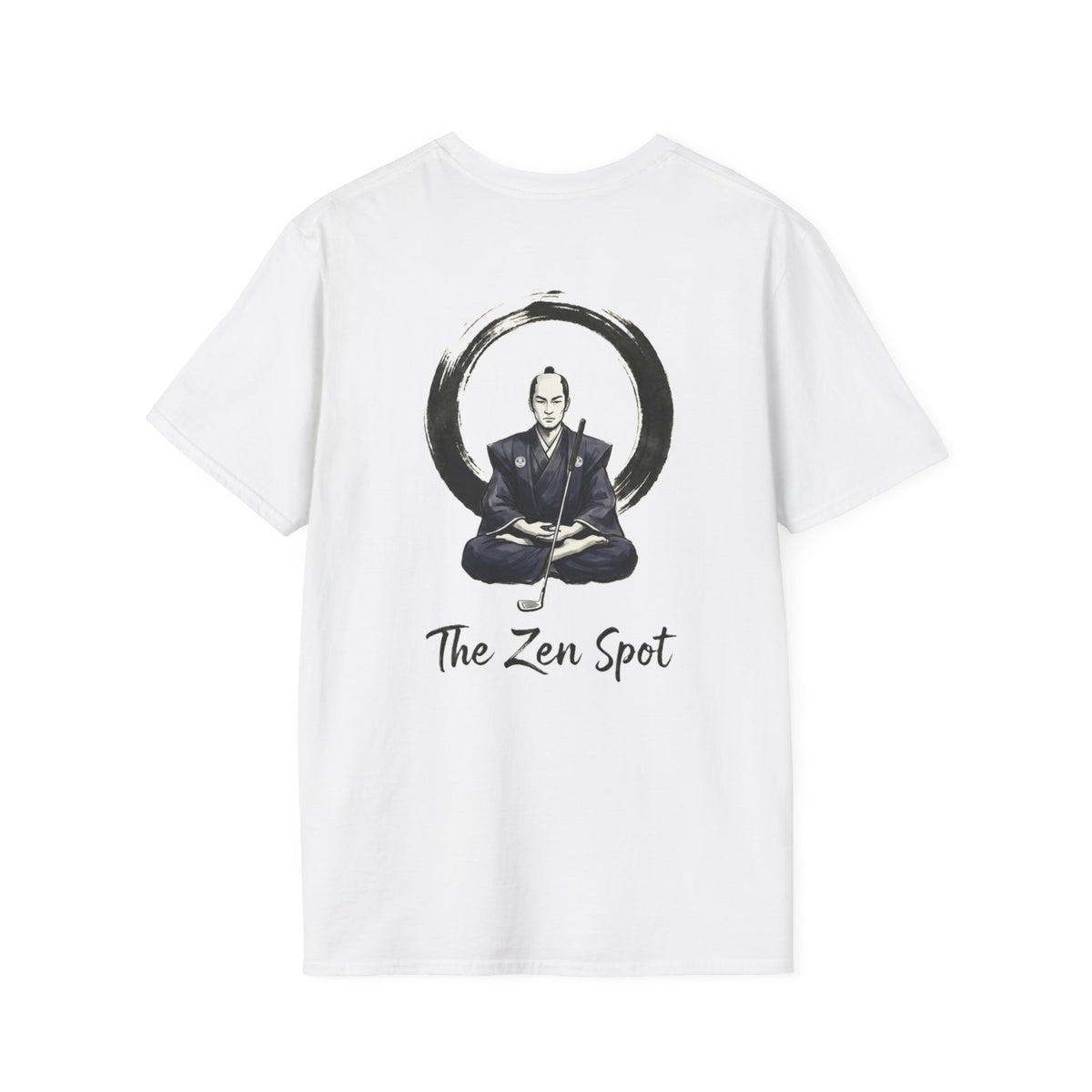 Zen Spot Golf Custom Seiza Samurai Meditation "The Zen Spot" graphic t-shirt