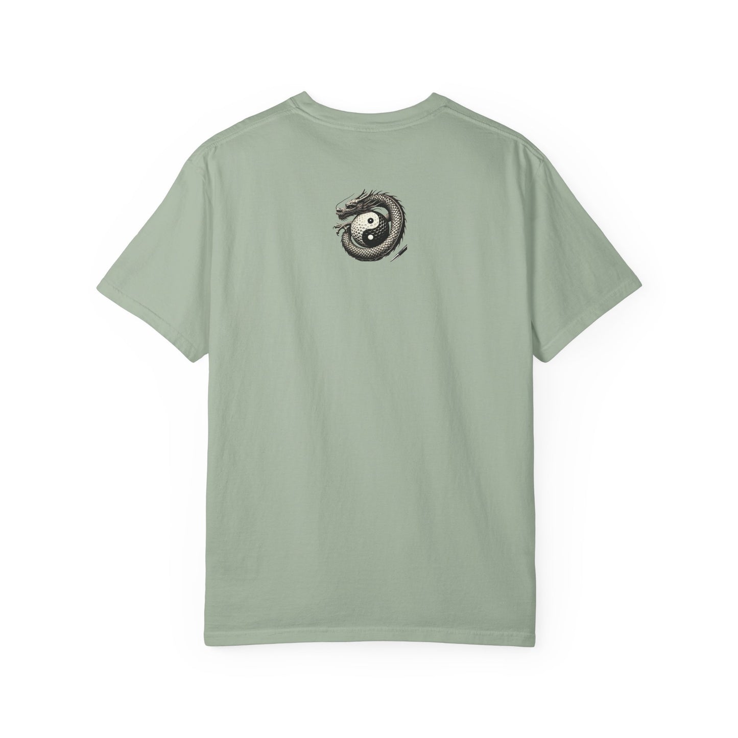 Zen Spot Golf Custom Yin Yang Dragon Golf Ball Graphic T-Shirt