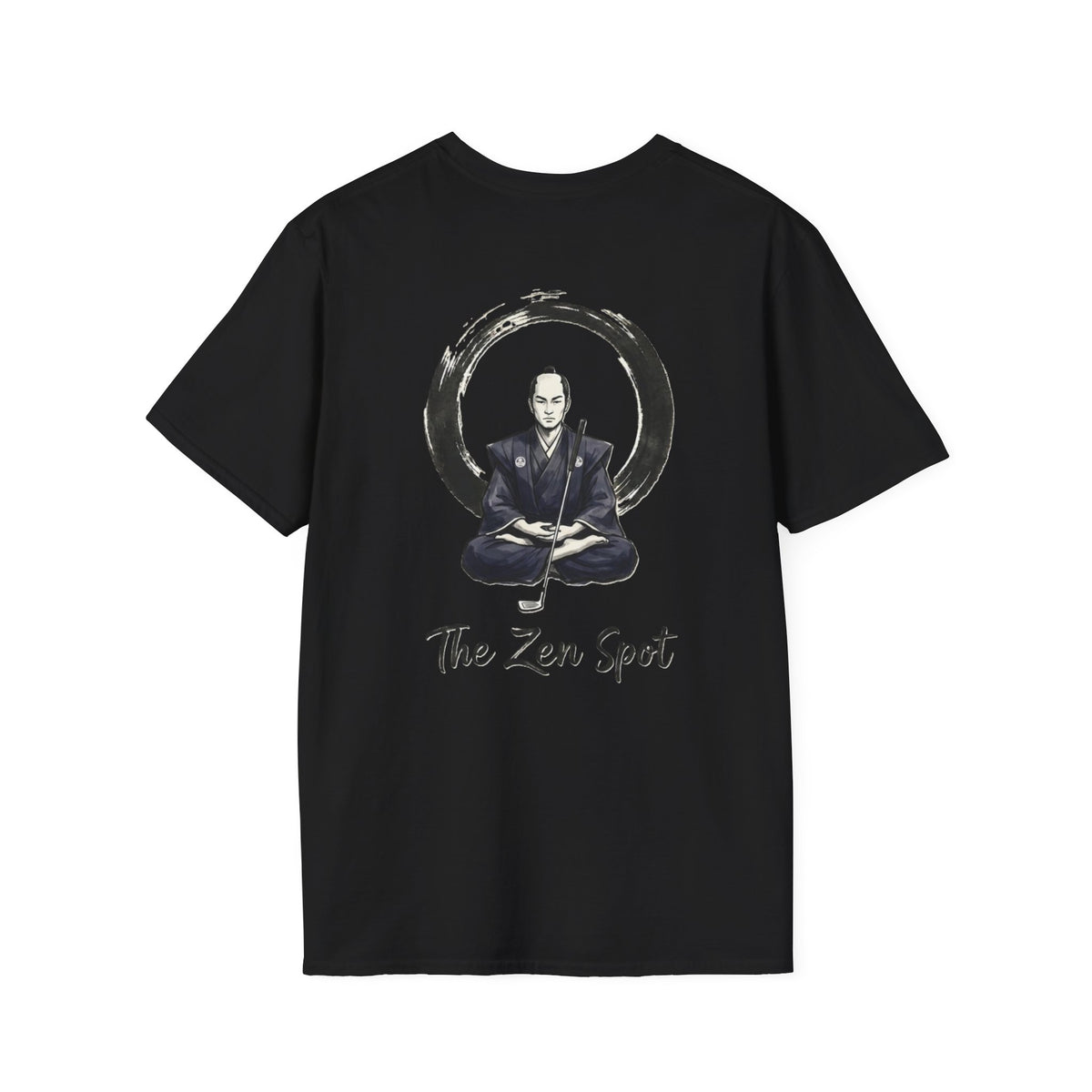 Zen Spot Golf Custom Seiza Samurai Meditation "The Zen Spot" graphic t-shirt