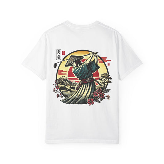 Samurai Sunset T-Shirt — Japanese Warrior Graphic Tee