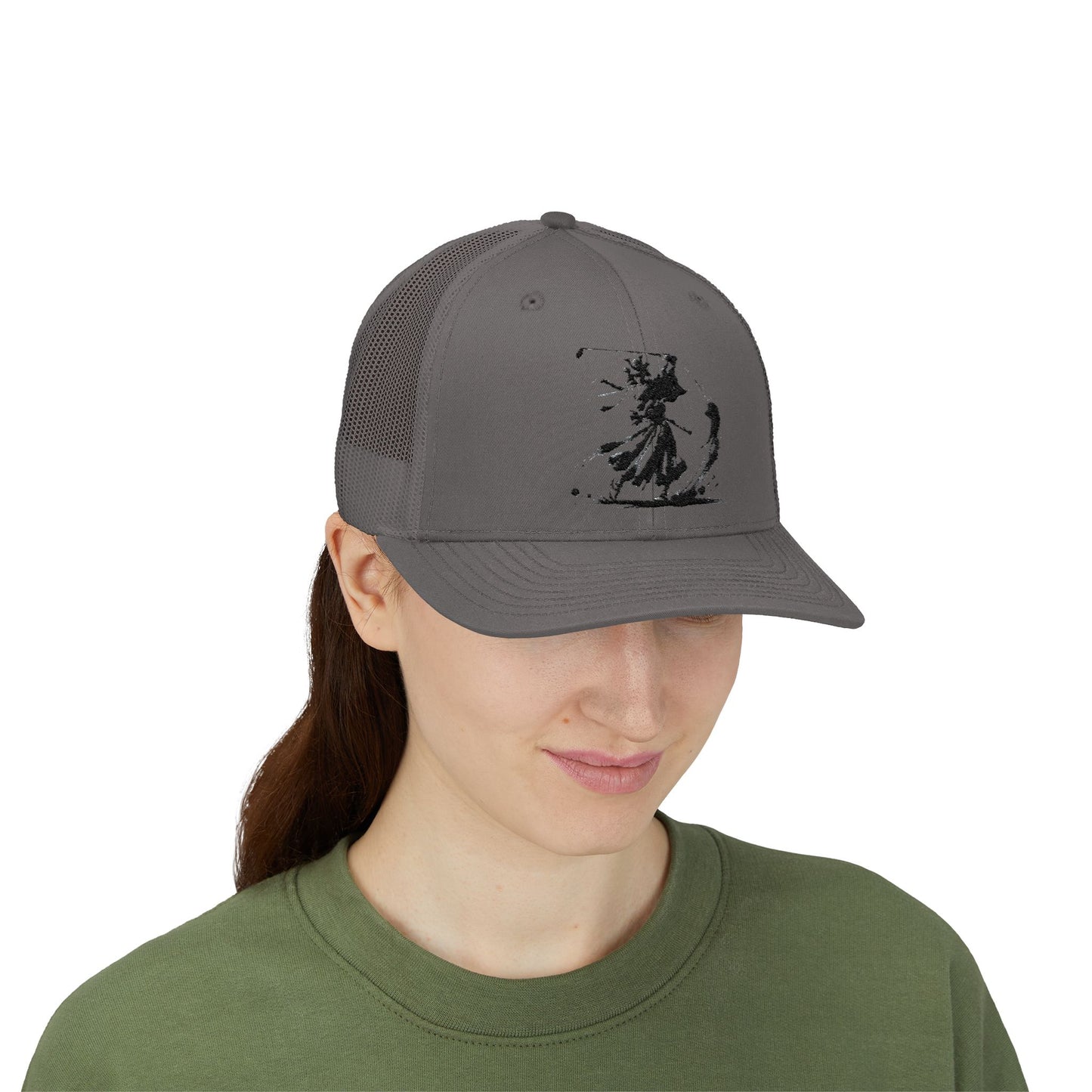 Samurai Golf Swing Trucker