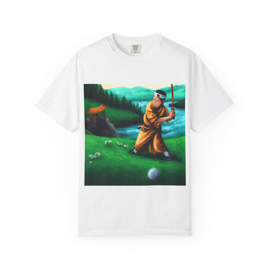 Golf Meditation T-Shirt — Vintage Golfer Art Tee