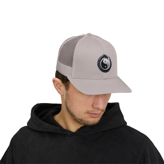 Zen Spot Golf Custom Yin Yang Dragon Embroidered Trucker Hat