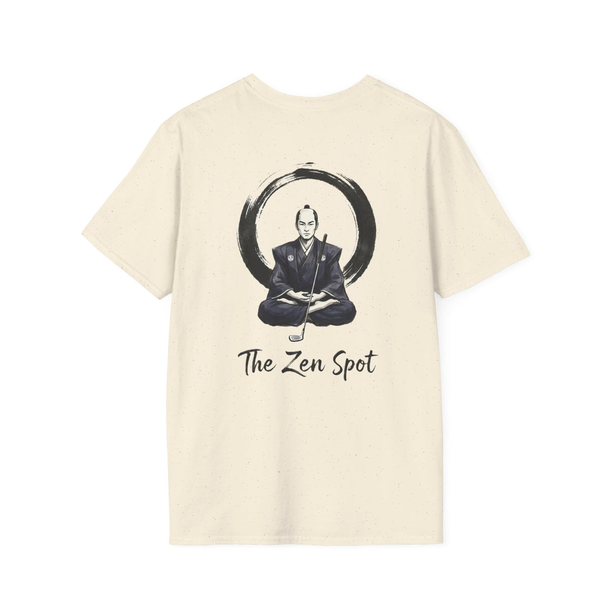 Zen Spot Golf Custom Seiza Samurai Meditation "The Zen Spot" graphic t-shirt