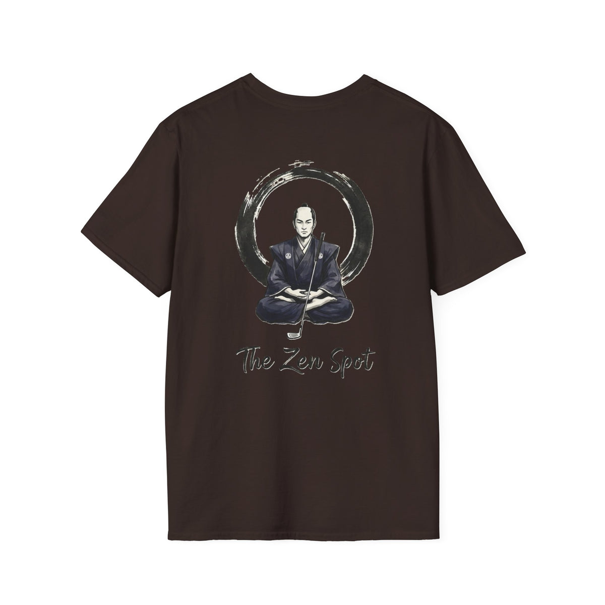 Zen Spot Golf Custom Seiza Samurai Meditation "The Zen Spot" graphic t-shirt