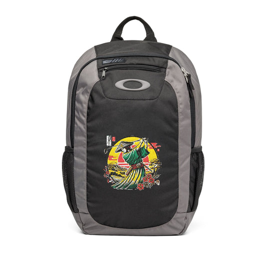 Zen Spot Customized Oakley Samurai Golfer Sunset Backpack — Japanese Warrior Graphic