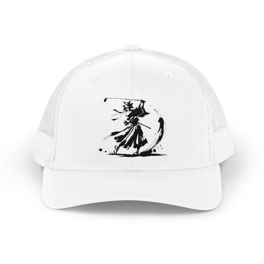 Zen Spot Customized Yupoong "Samurai Golf Swing" Trucker