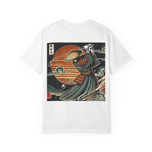Samurai Sunset T-Shirt — Vintage Japanese Warrior Graphic Tee