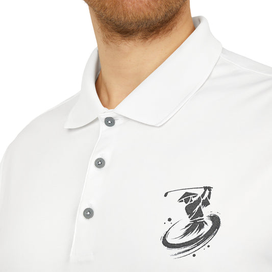Ink Brush Kendo Swing Samurai Golfer Zanshin Polo