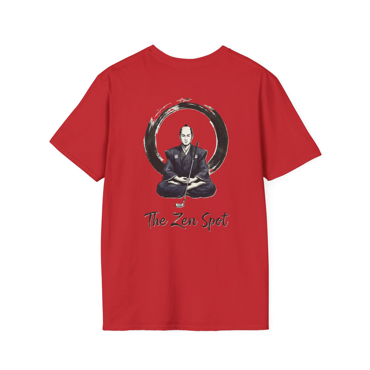 Zen Spot Golf Custom Seiza Samurai Meditation "The Zen Spot" graphic t-shirt