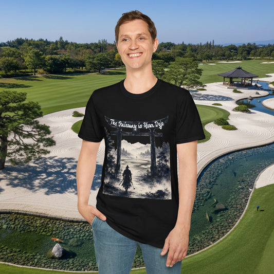 "The fairway is your dojo" Golf Samurai Zen Golf Design Tee