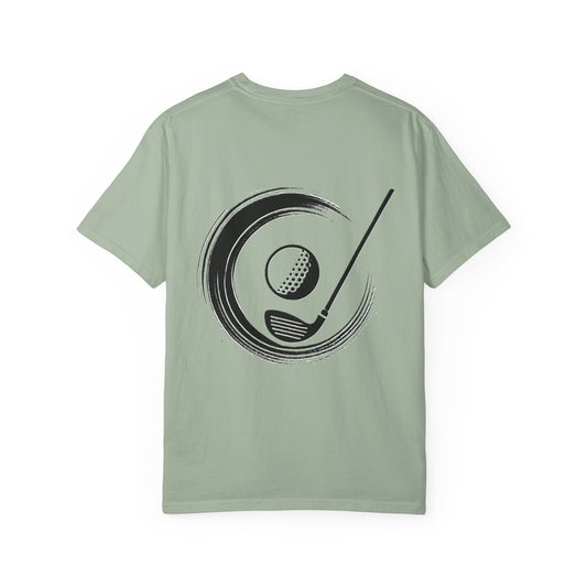 Zen Spot Customized Comfort Colors Golf Brush Stroke T-Shirt