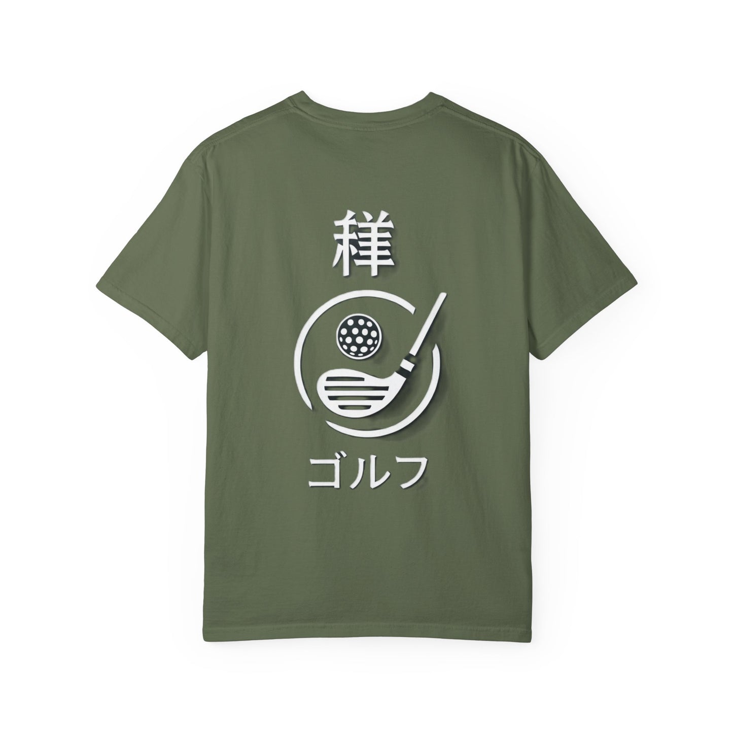 Zen Spot Golf Kanji Graphic T‑Shirt — Japanese Style Golf Club Tee