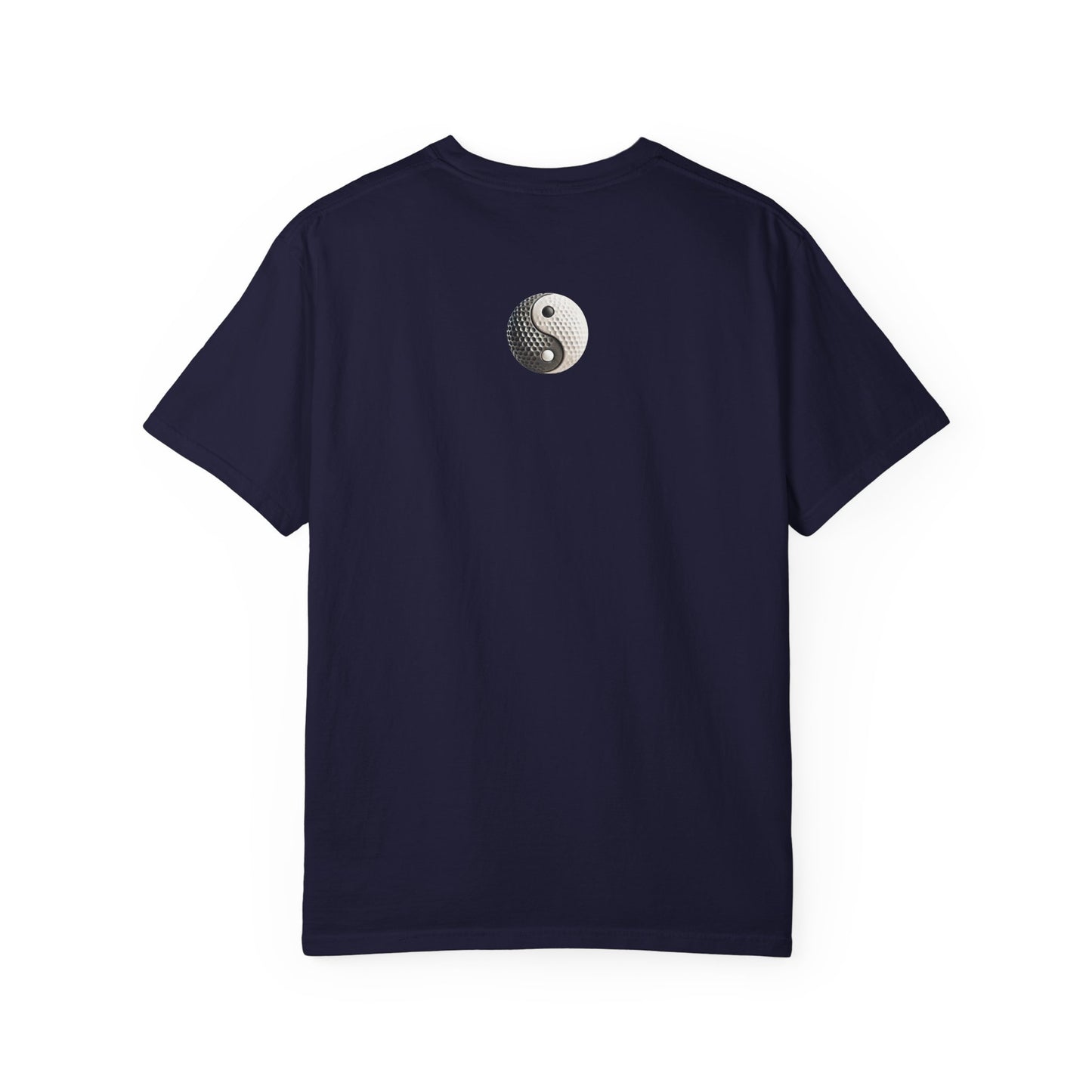 Zen Spot Golf Custom Stone Yin Yang Golf Ball Graphic T-Shirt