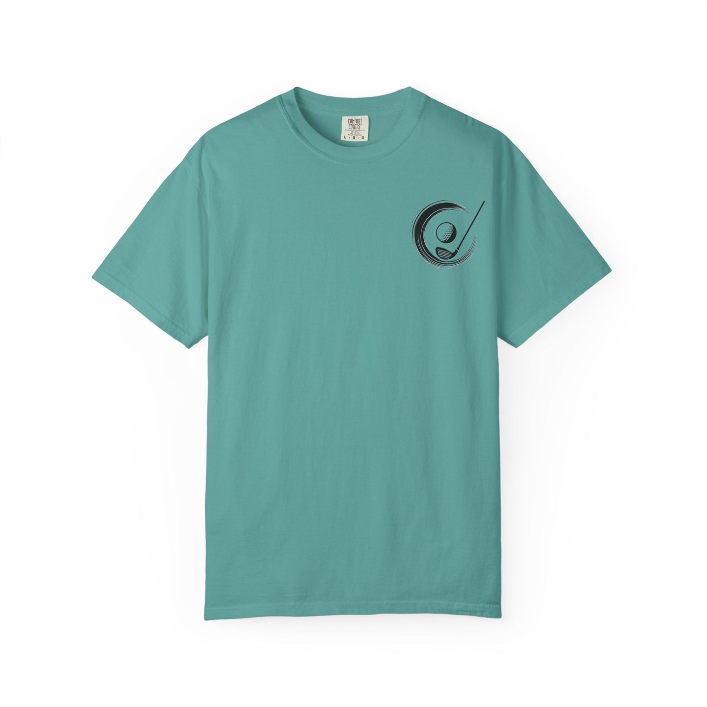 Zen Spot Golf Custom Vintage Monk Golfer Graphic T-Shirt