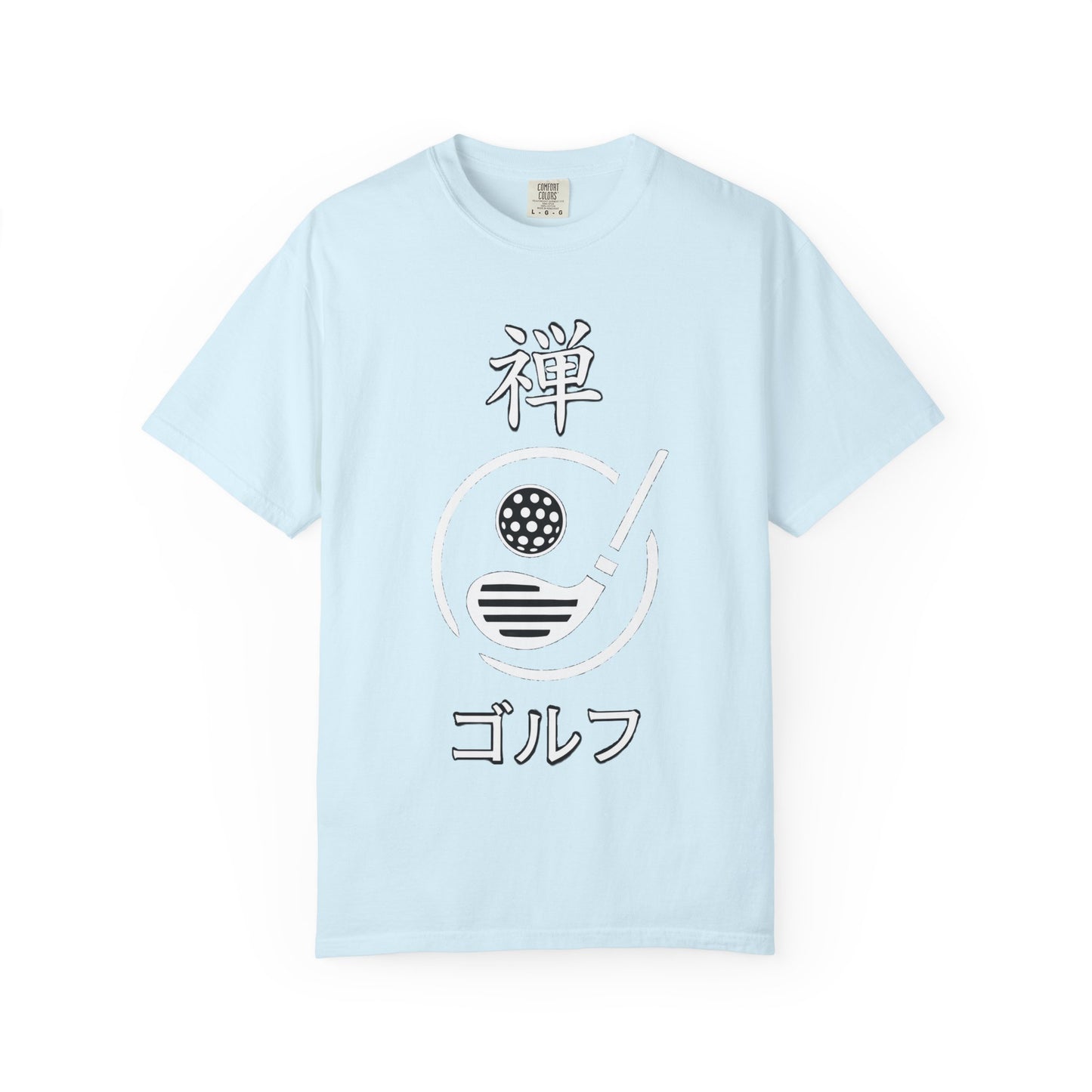 Zen Spot Golf Custom "Zen Golf" Minimal Japanese Kanji Graphic T-Shirt