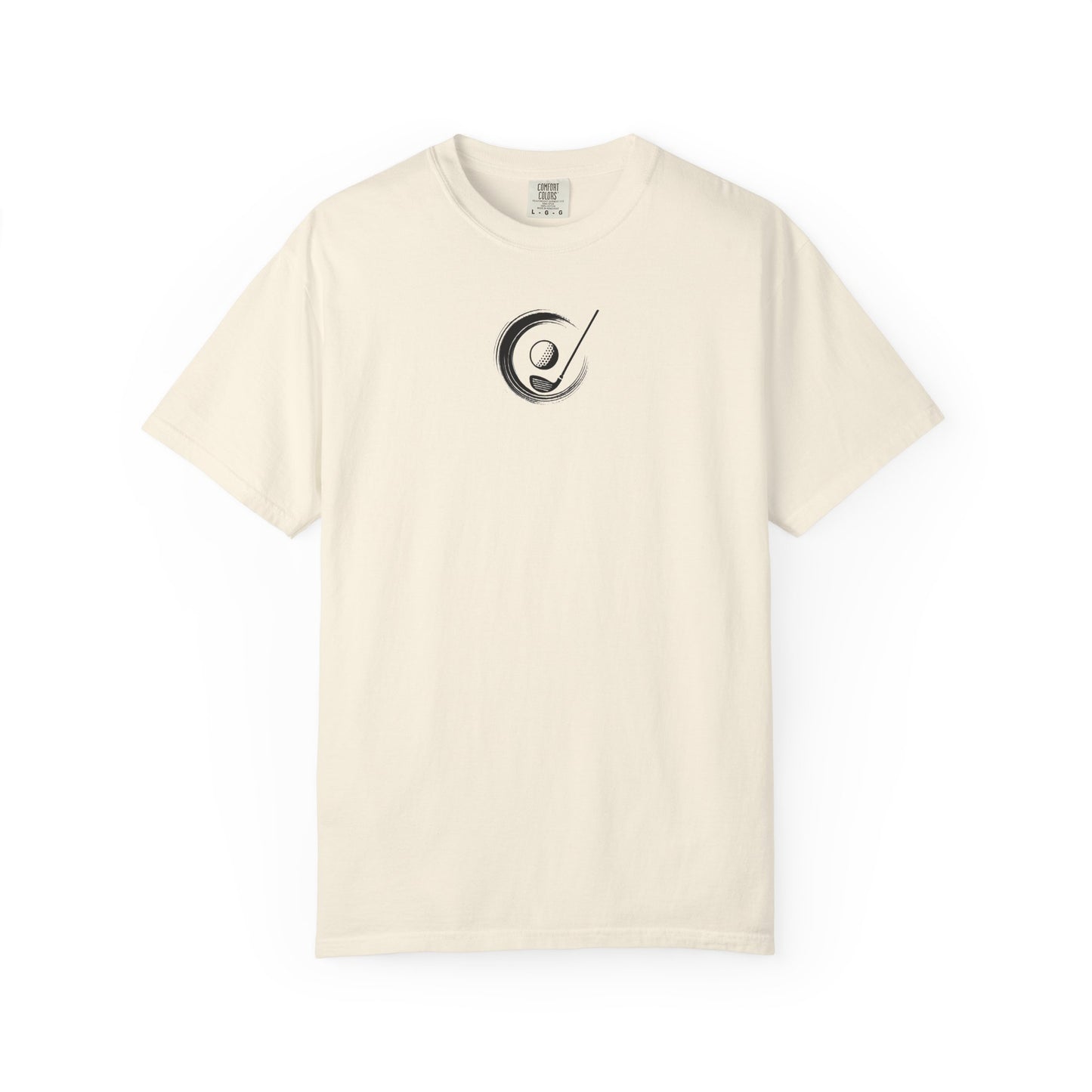 Zen Spot Golf Custom Monk Golfer Oil Painting Art Graphic T-Shirt