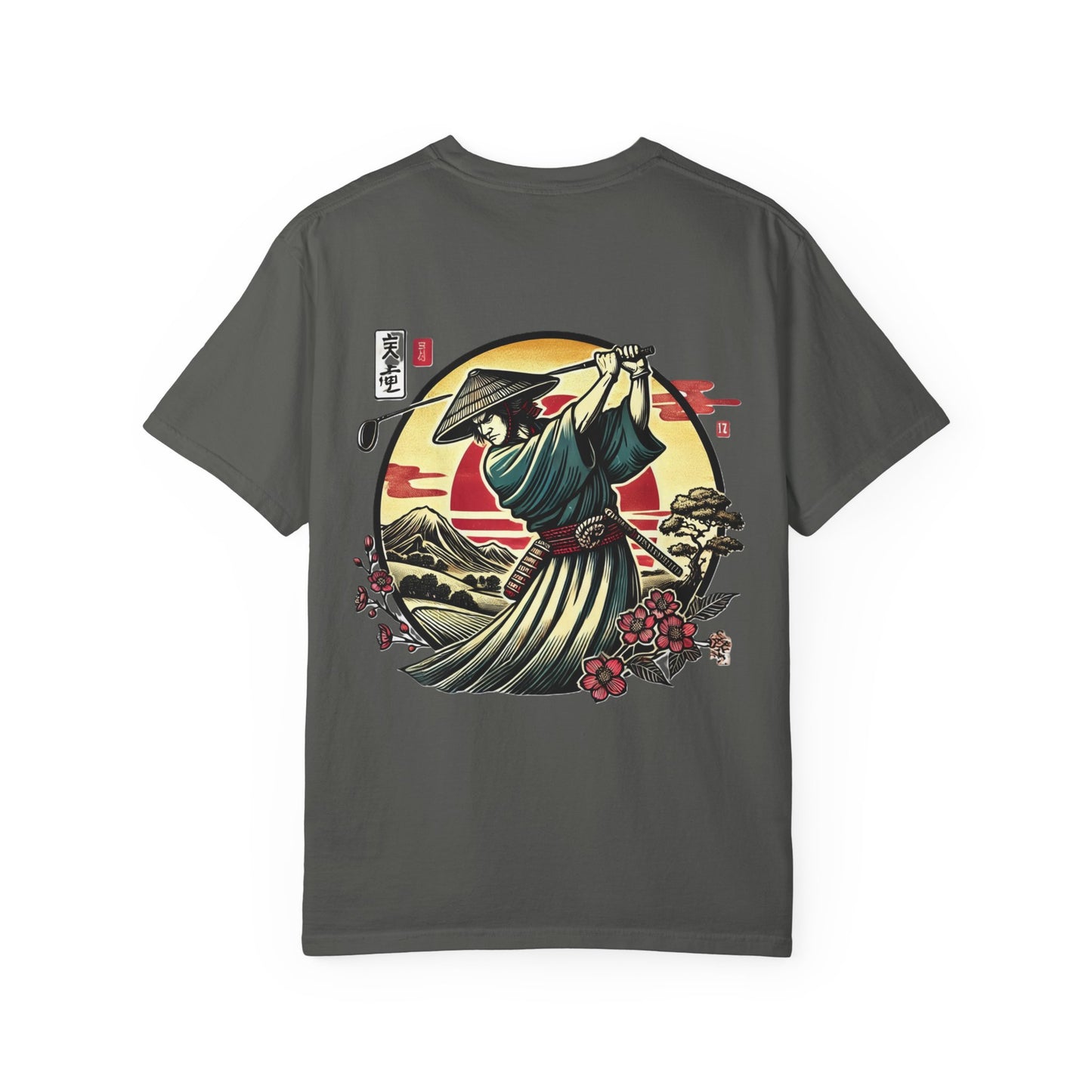Samurai Sunset T-Shirt — Japanese Warrior Graphic Tee
