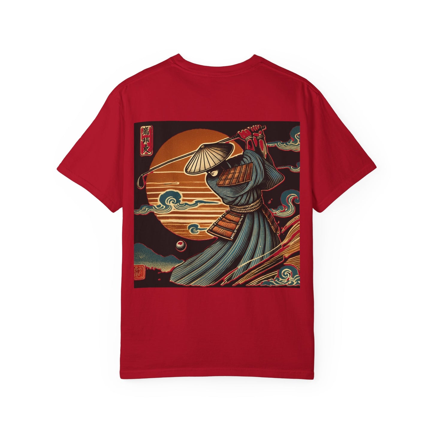 Samurai Sunset T-Shirt — Vintage Japanese Warrior Graphic Tee