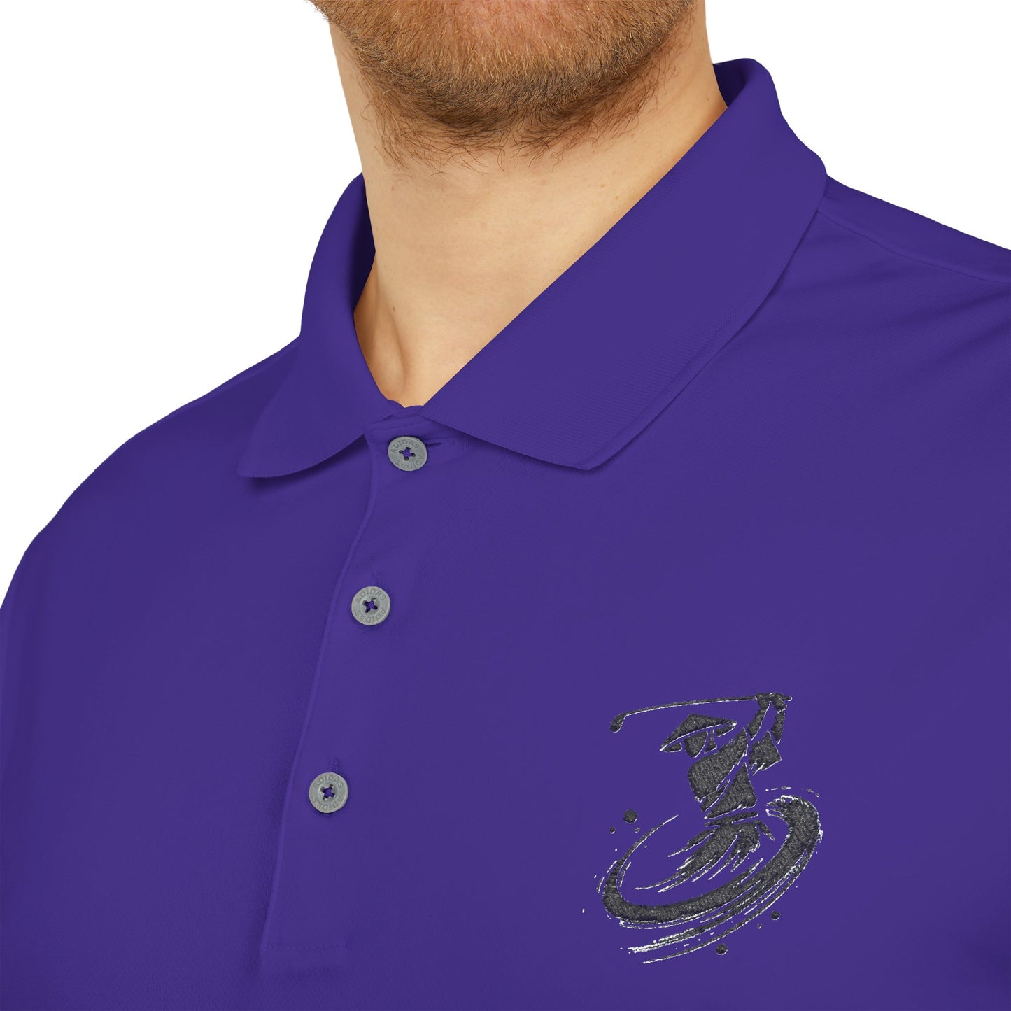 Zen Spot Golf Custom Polo Zanshin Samurai Golfer