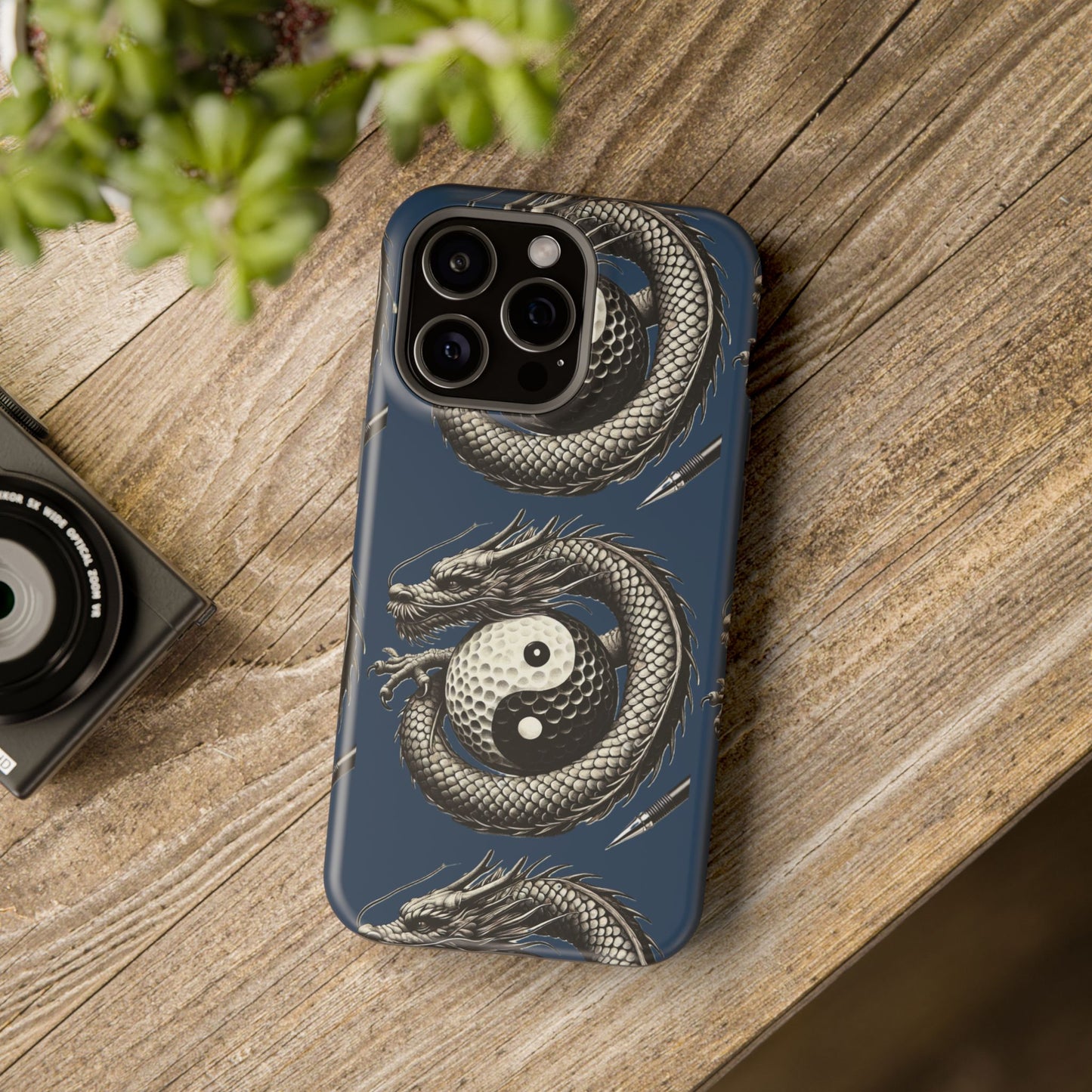 Zen Spot Customized Dragon Yin Yang Phone Case — Magnetic Impact-Resistant Armor