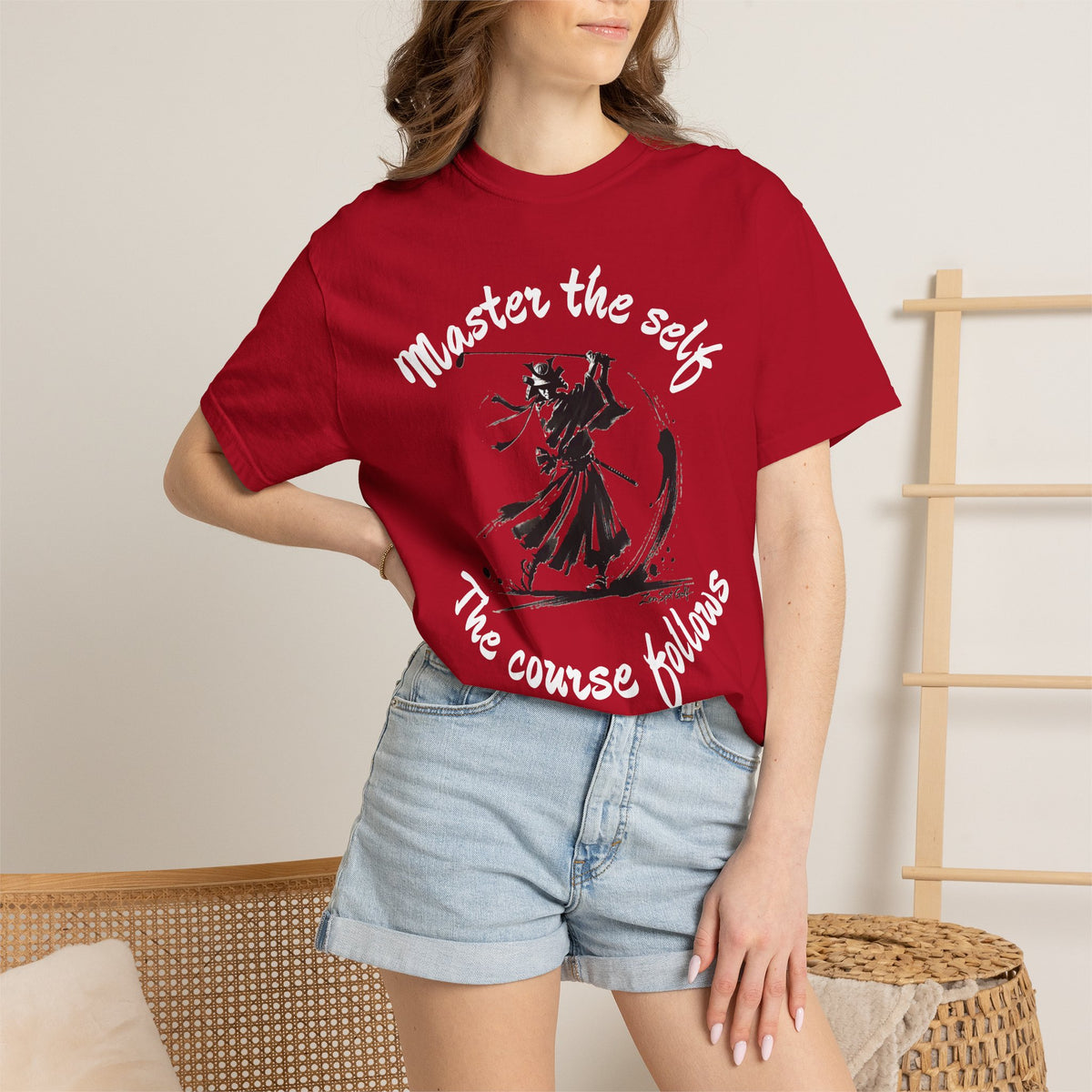 Master the Self T-Shirt — "Master the self, The course follows" Golf Graphic Tee