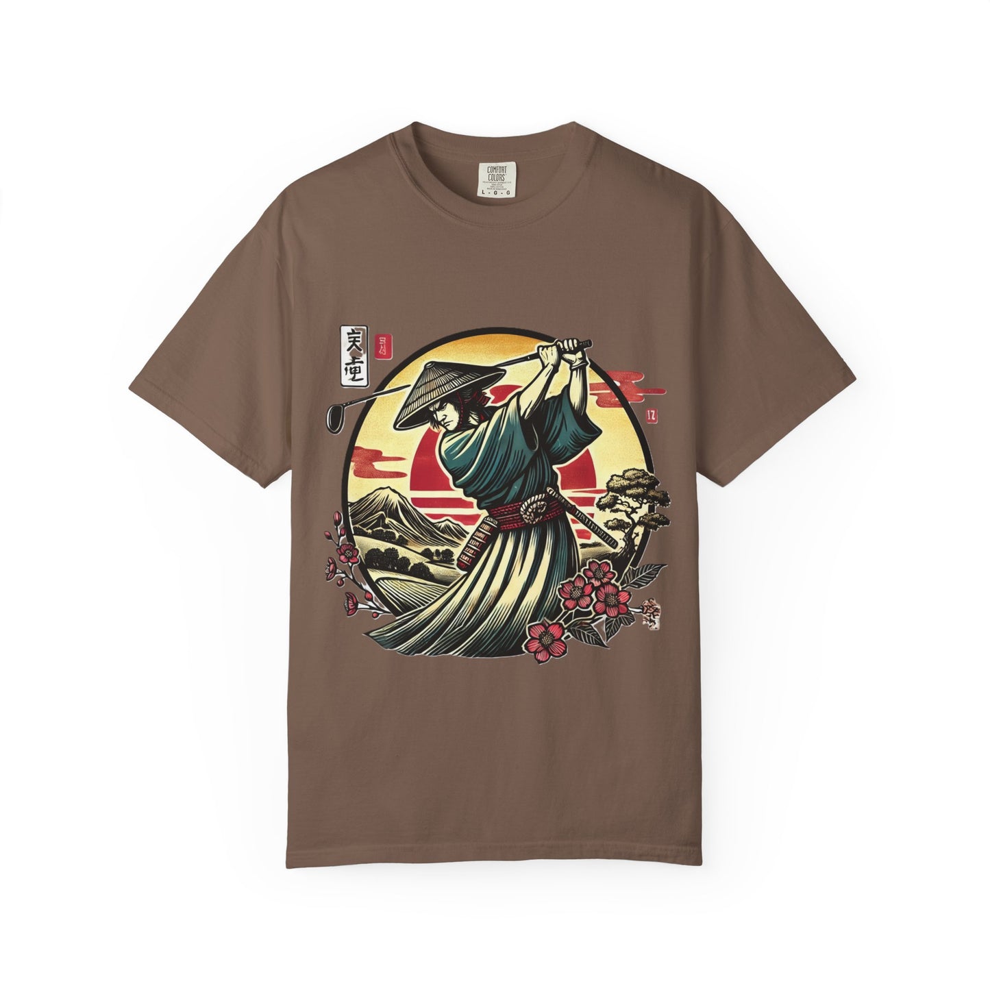 Samurai Sunset T-Shirt — Japanese Warrior Graphic Tee