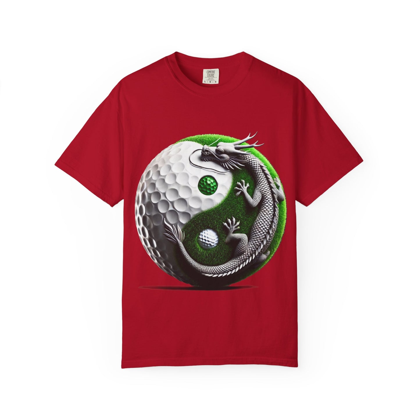 Yin Yang Golf Dragon T‑Shirt — Golf Lover Graphic Tee