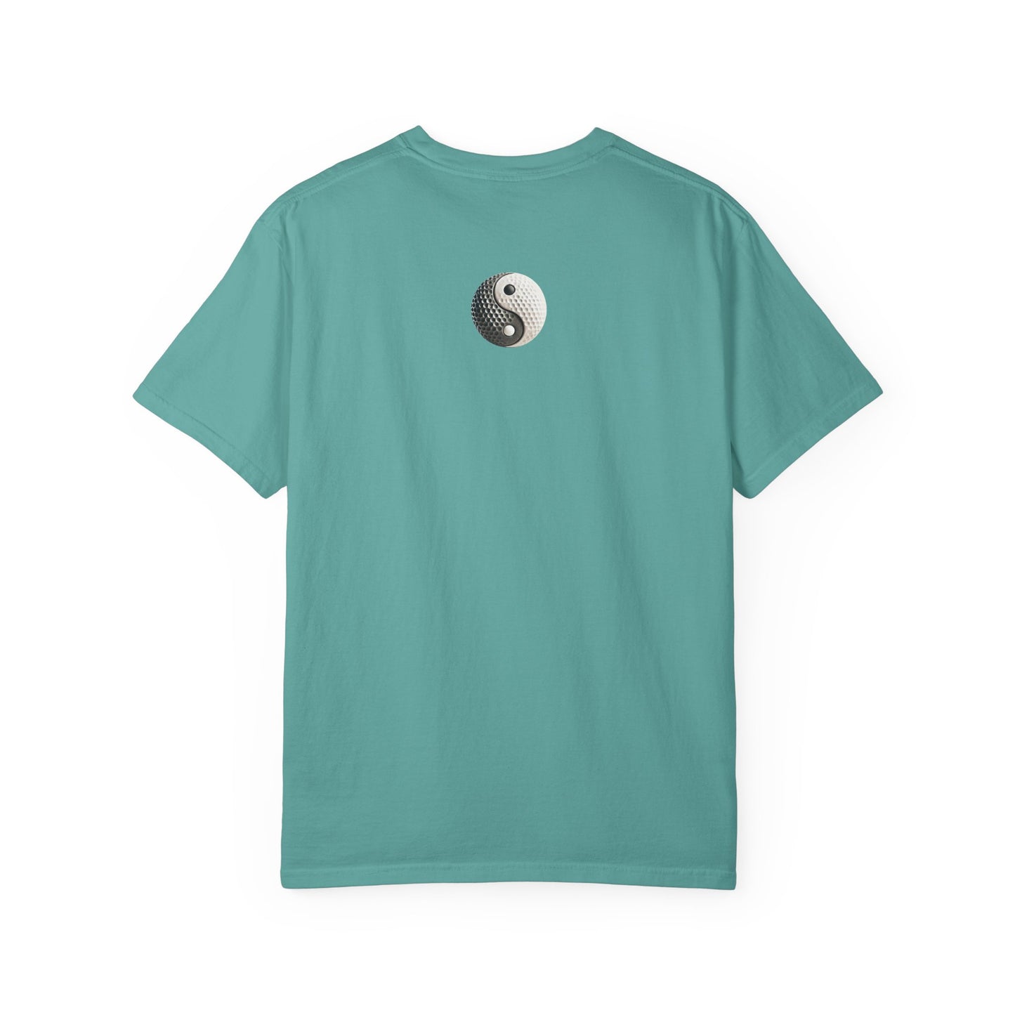 Zen Spot Golf Custom Stone Yin Yang Golf Ball Graphic T-Shirt