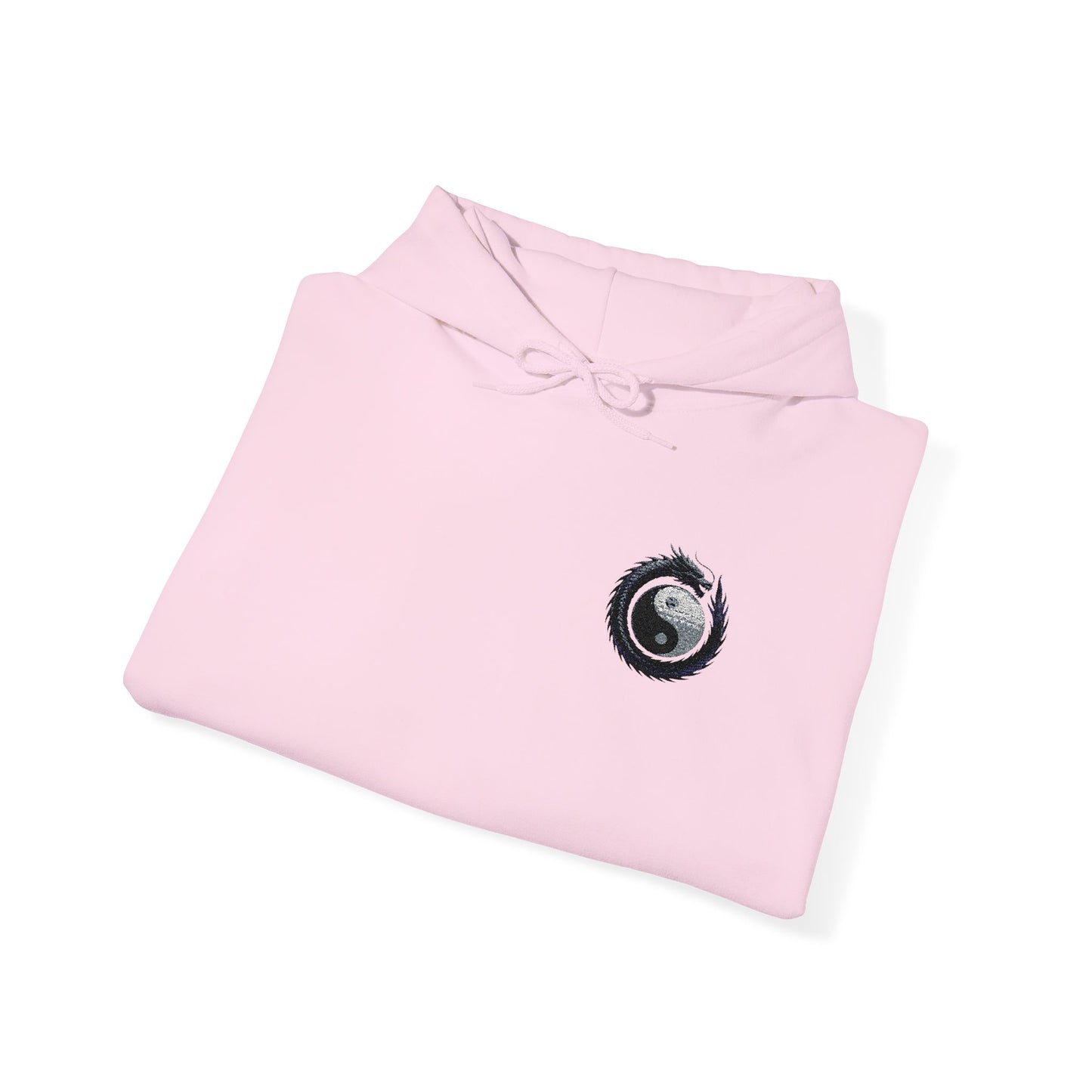 Zen Spot Golf Custom Gildan Yin Yang Golf Ball Dragon Hoodie Minimalist Emblem Sweatshirt