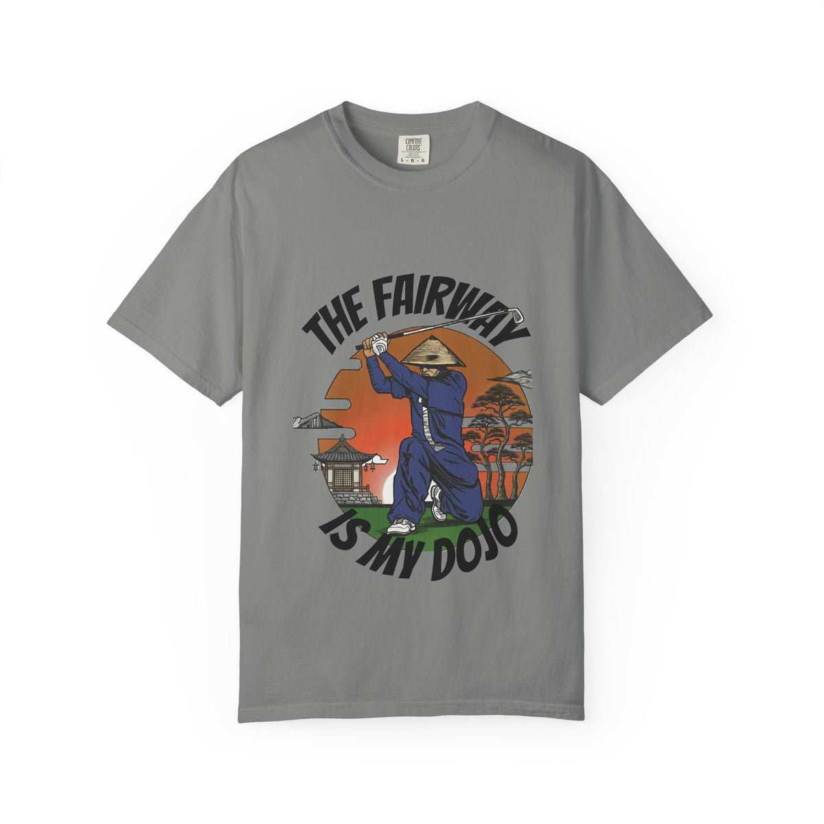 Golf Samurai T‑Shirt — “The Fairway Is My Dojo” Vintage Golf Tee