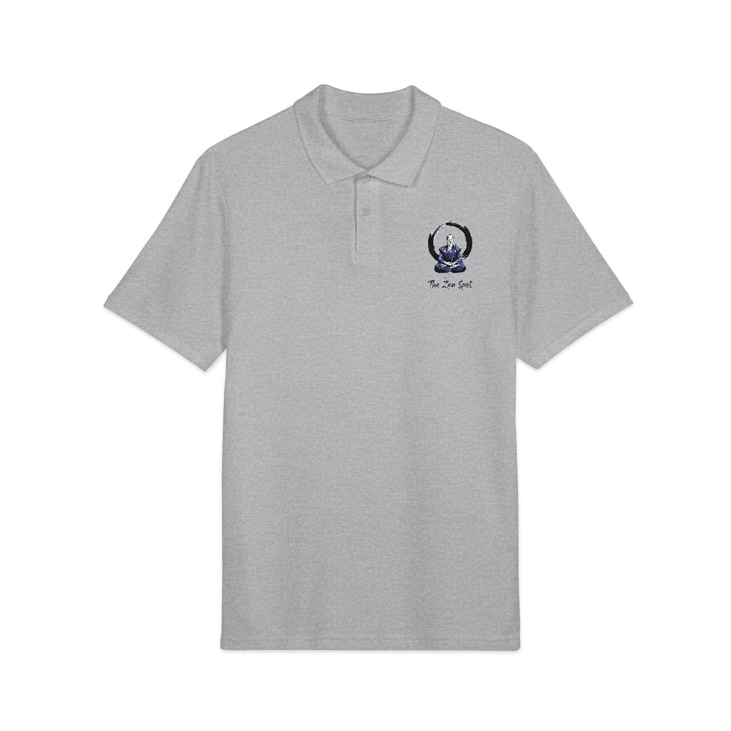 Zen Spot Golf Custom Zen Samurai Golfer Enso Circle "The Zen Spot" Polo