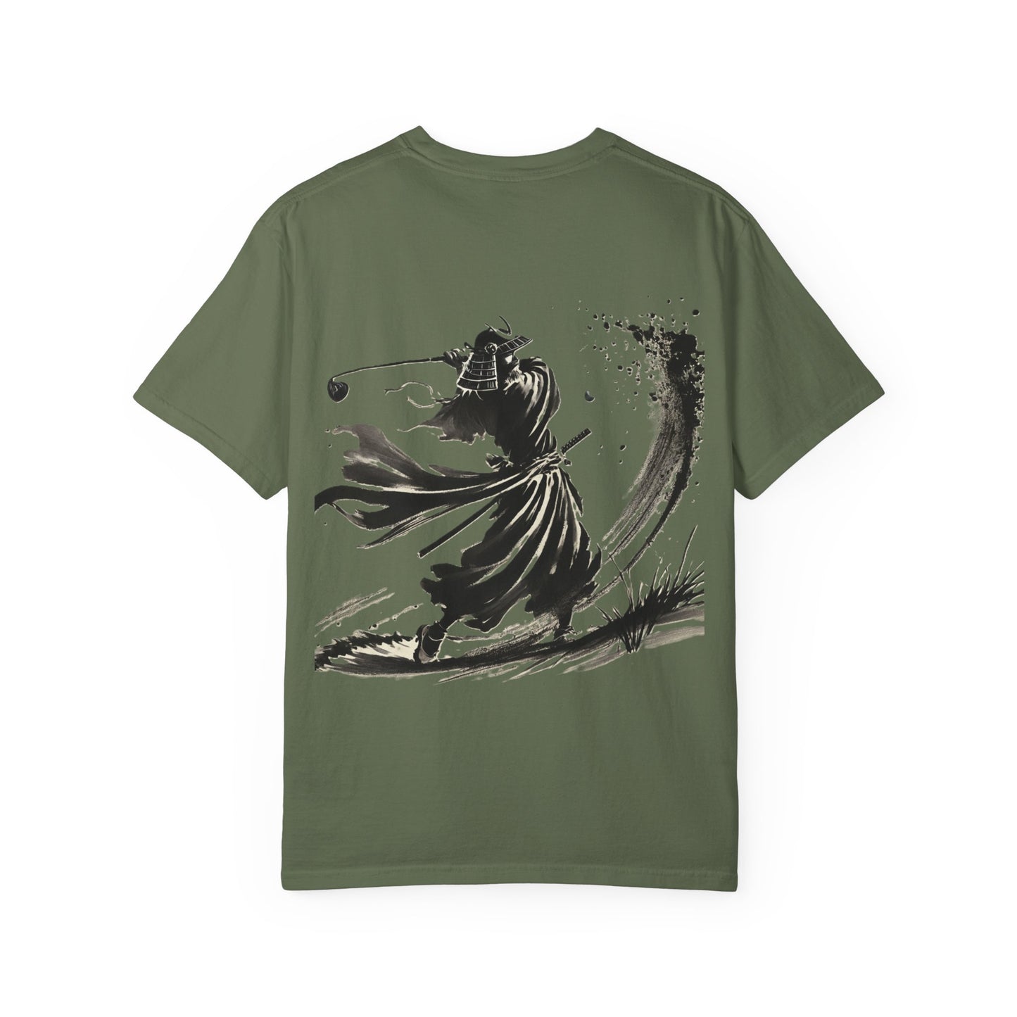 Samurai Golfer Brushstroke T-Shirt