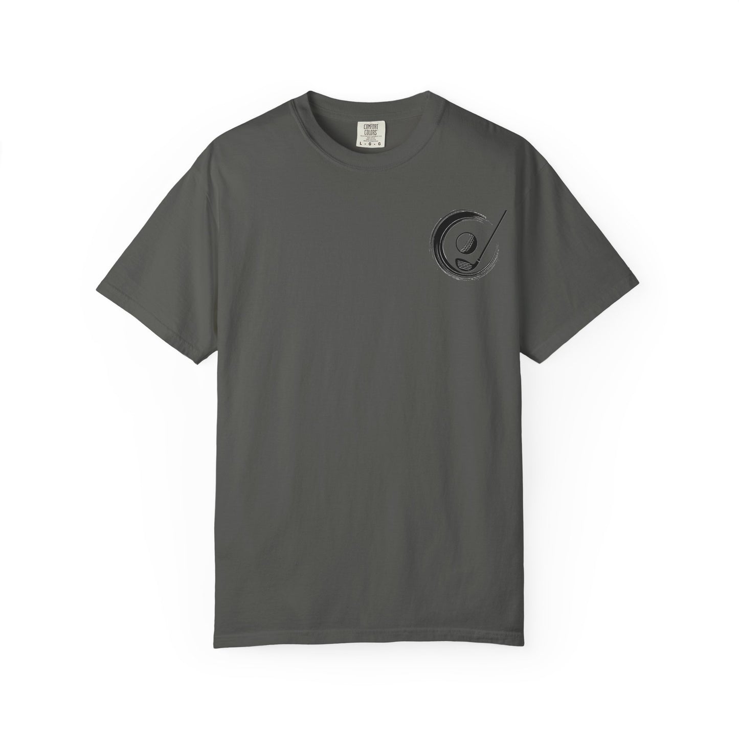 Zen Spot Golf Custom Koi Pond Sunset Graphic T-Shirt