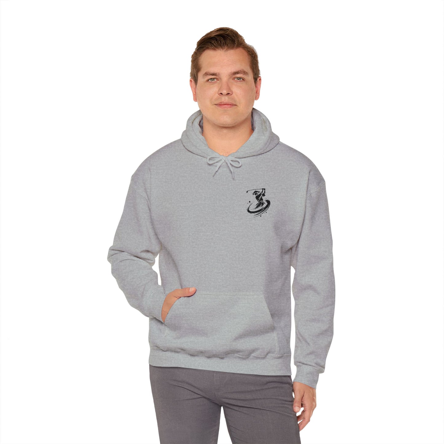 Brush Stroke Kendo Samurai Golf Swing Hoodie