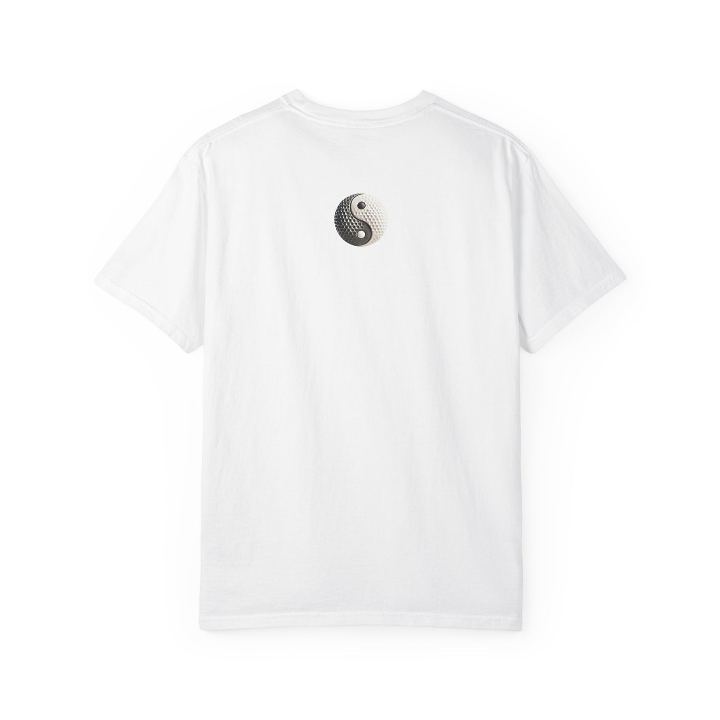 Zen Spot Golf Custom Stone Yin Yang Golf Ball Graphic T-Shirt