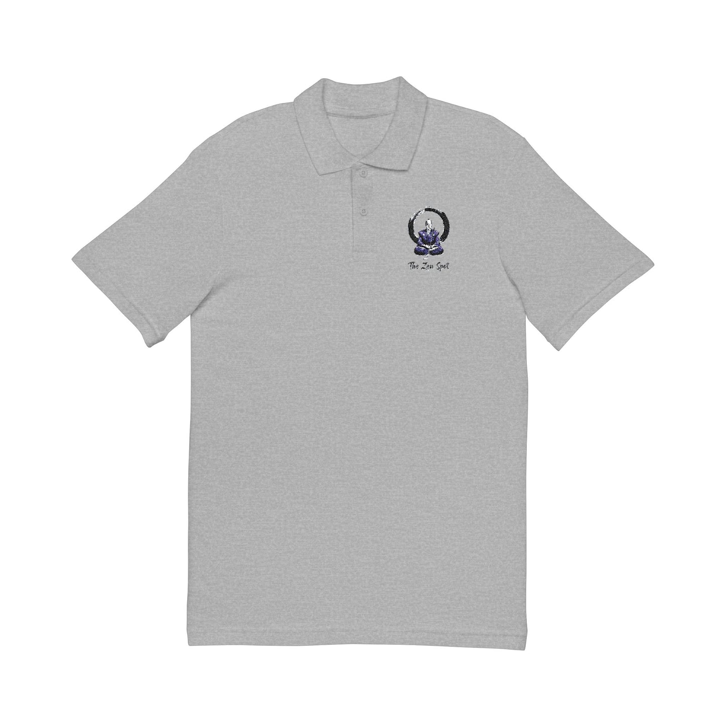 Zen Spot Golf Custom Zen Samurai Golfer Enso Circle "The Zen Spot" Polo