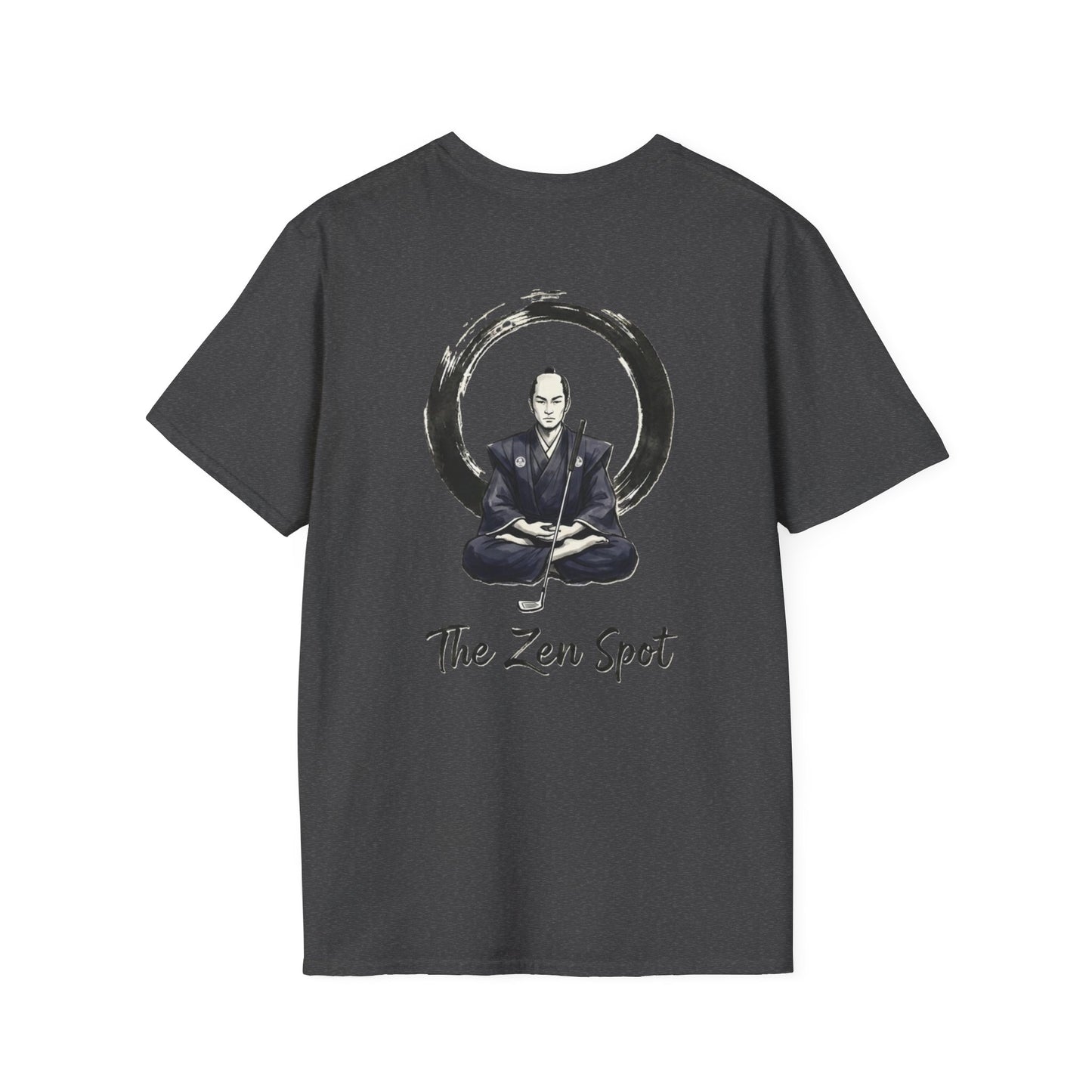 Zen Spot Golf Custom Gildan Zen Samurai Meditation Tee | The Zen Spot graphic t-shirt