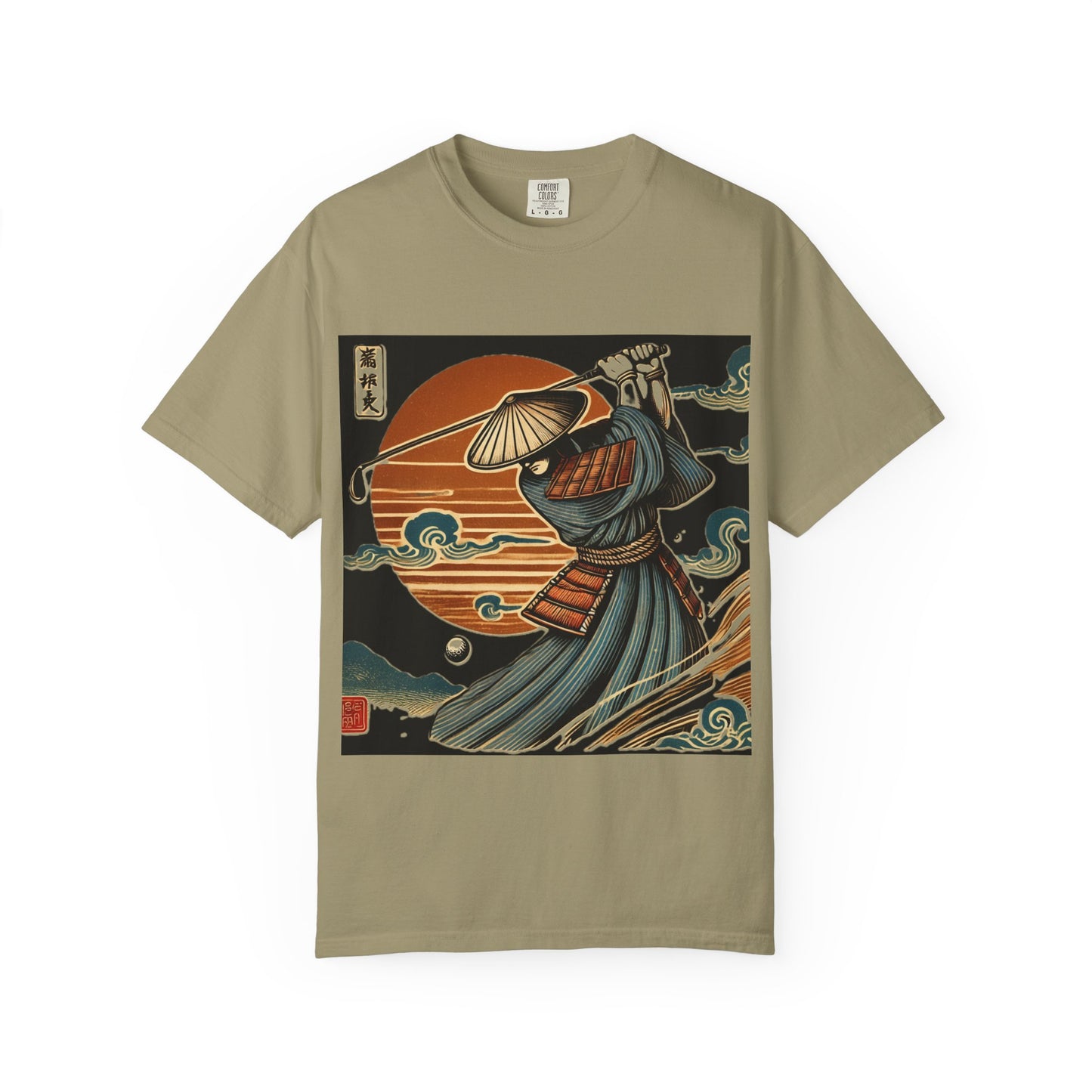 Samurai Sunset T-Shirt — Vintage Japanese Warrior Graphic Tee