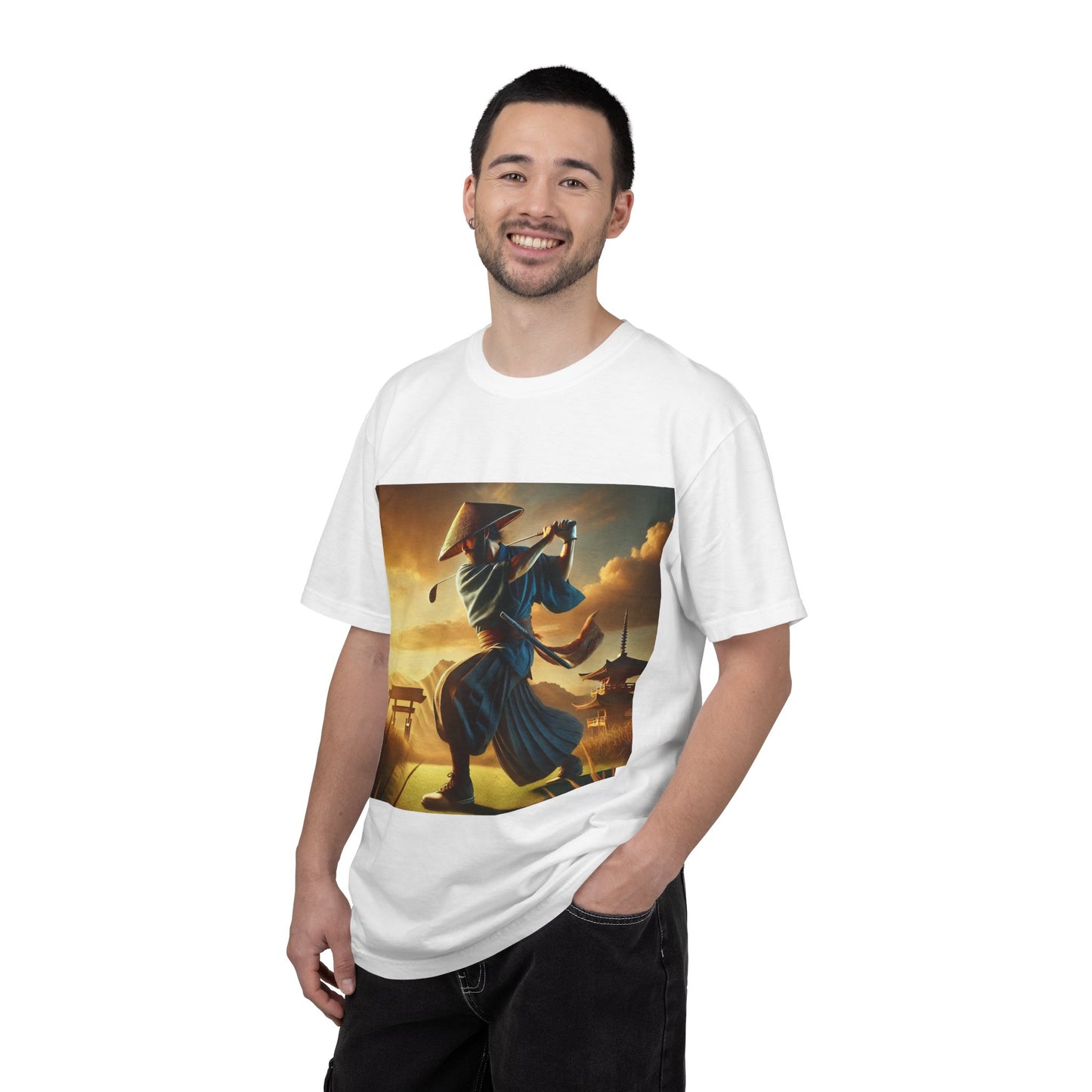 Samurai Sunset T-Shirt — Vintage Martial Arts Graphic Tee