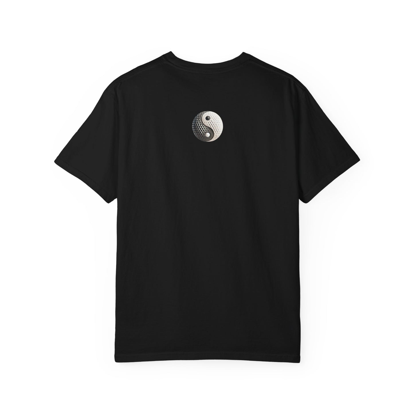 Zen Spot Golf Custom Stone Yin Yang Golf Ball Graphic T-Shirt