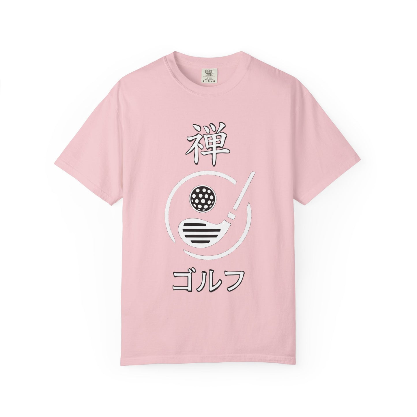 Zen Spot Golf Custom "Zen Golf" Minimal Japanese Kanji Graphic T-Shirt