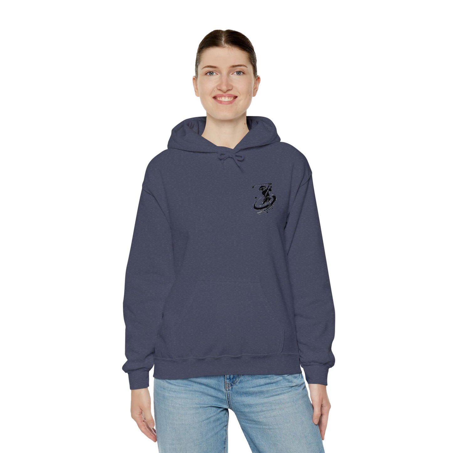 Brush Stroke Kendo Samurai Golf Swing Hoodie