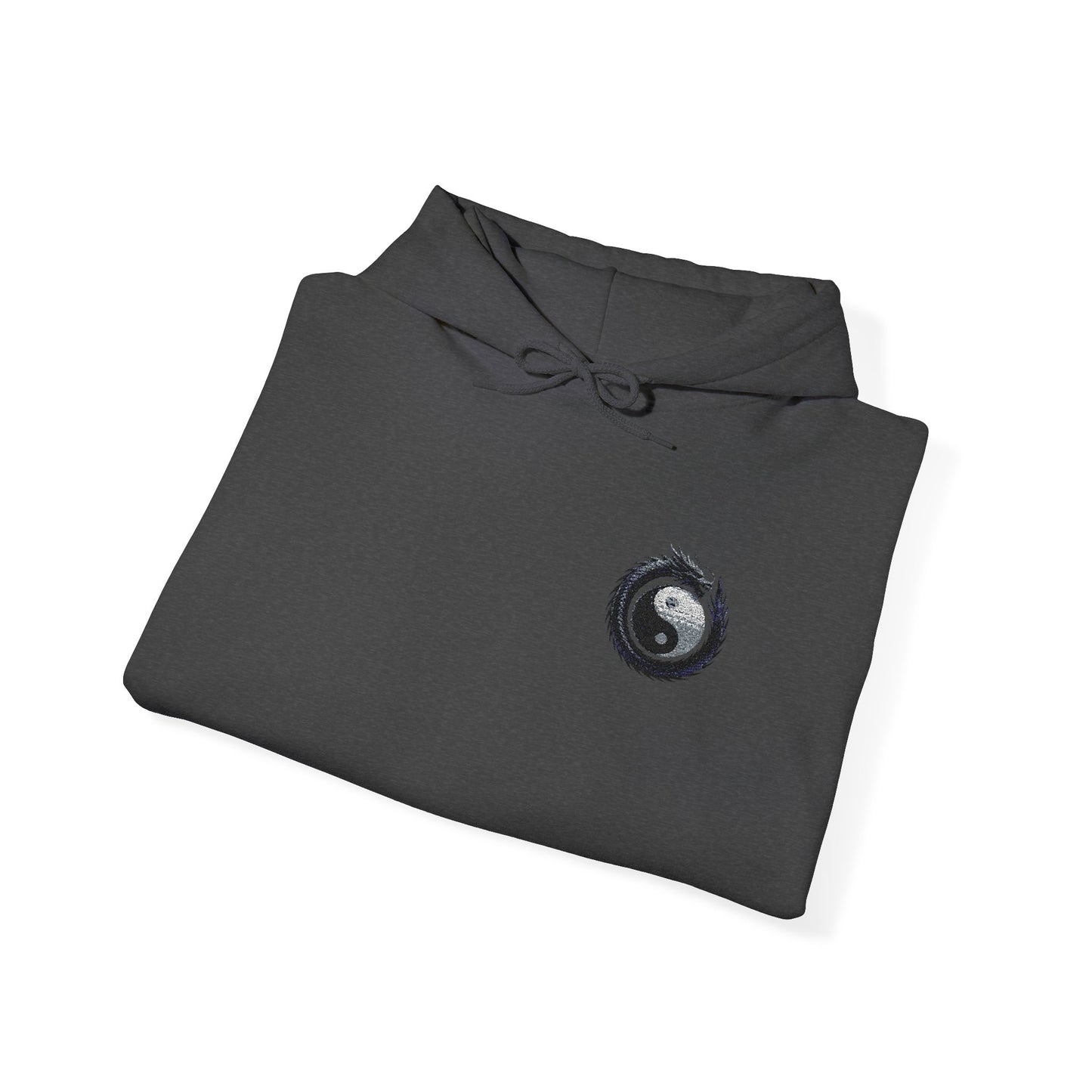 Zen Spot Golf Custom Gildan Yin Yang Golf Ball Dragon Hoodie Minimalist Emblem Sweatshirt