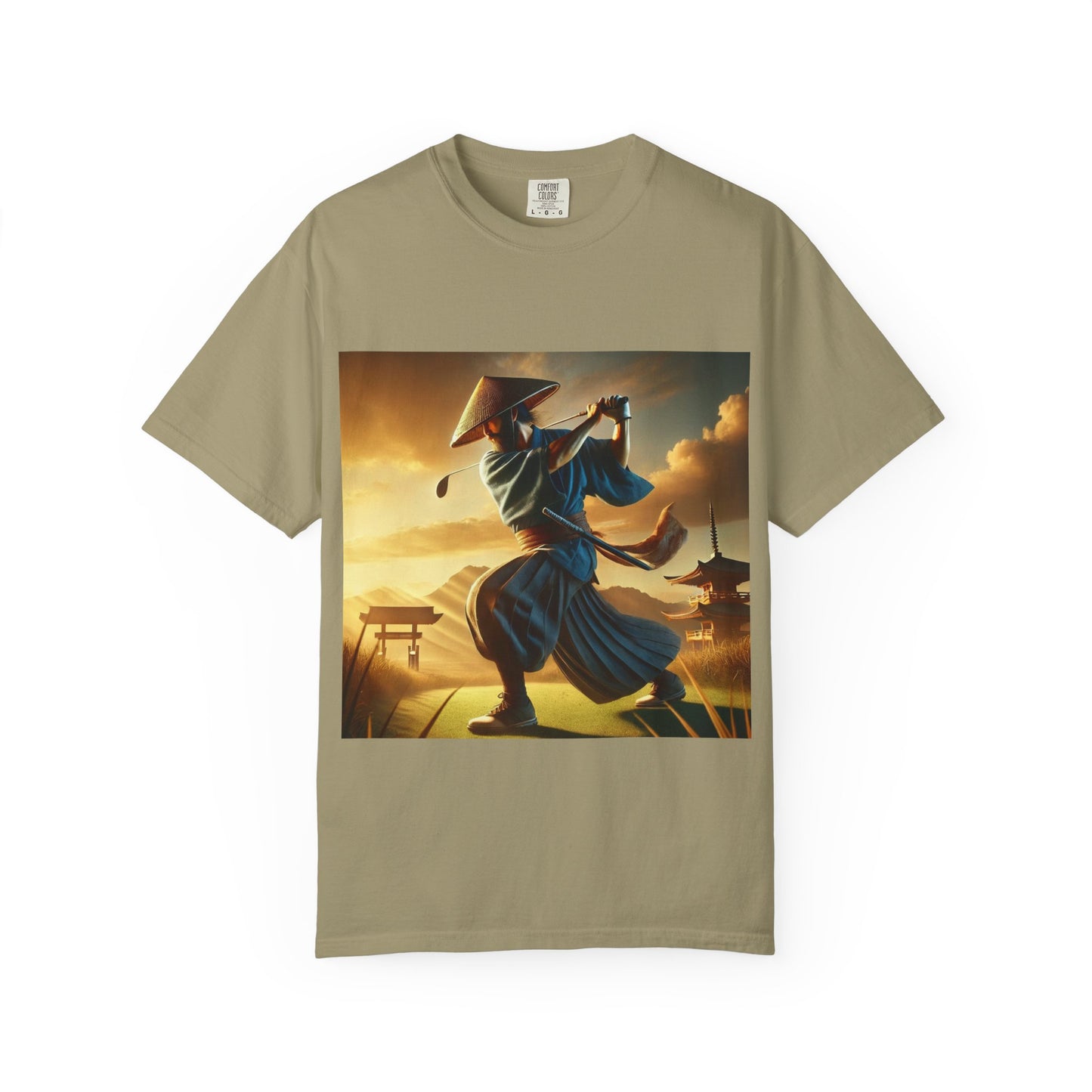 Samurai Sunset T-Shirt — Vintage Martial Arts Graphic Tee